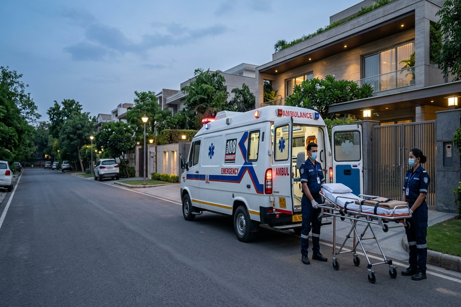 24x7 ambulance service by NS Patient Homecare